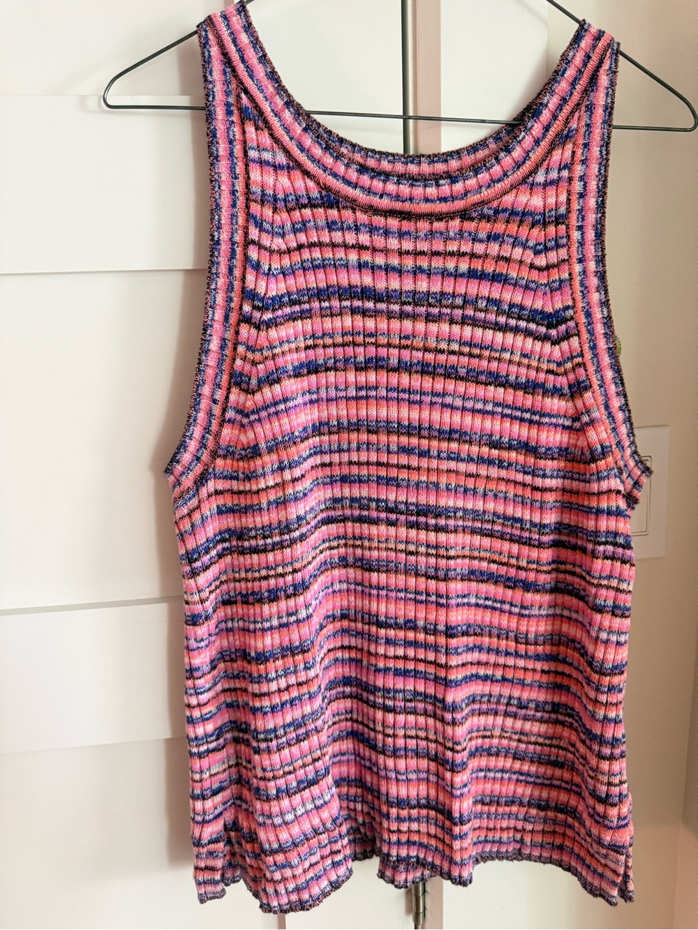 GAP (for good) Women’s Pink Striped Knit Tank Top